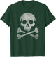 Jolly Roger Pirate Skull And Crossbones Flag Halloween T-Shirt - T-Shirt | Forest