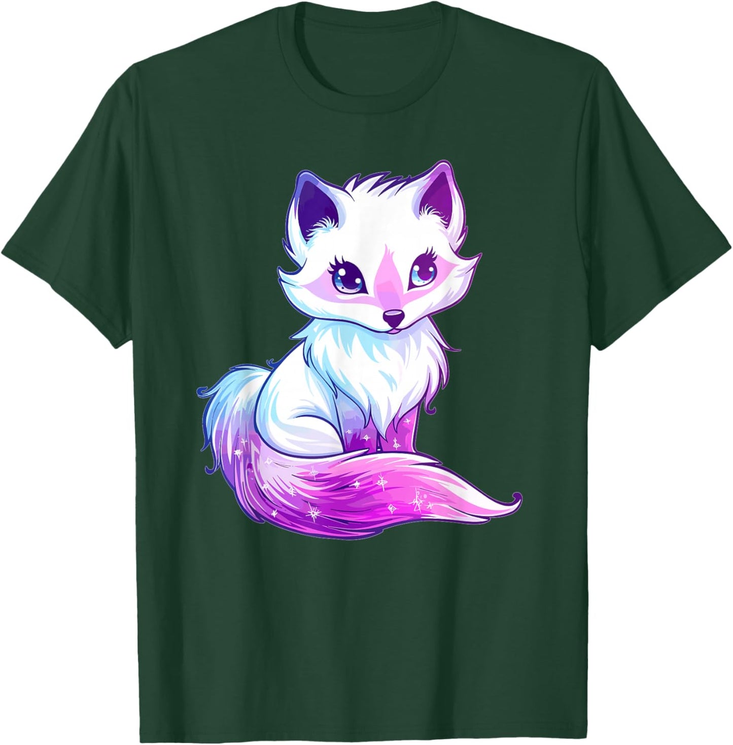 Pastel Arctic Fox I Cute Arctic Fox T-Shirt - T-Shirt | Forest