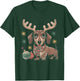 Dachshund Reindeer Christmas Dog Puppy Lover X-mas Holiday T-Shirt - T-Shirt | Forest