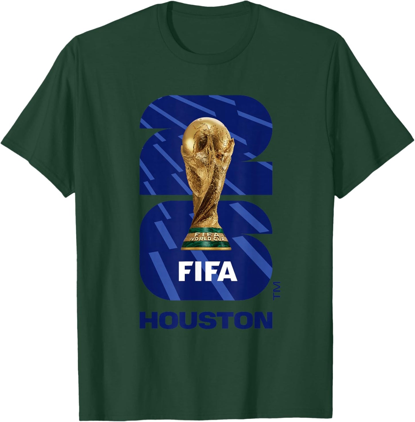 FIFA World CUP26 Houston Trophy Color T-Shirt - T-Shirt | Forest