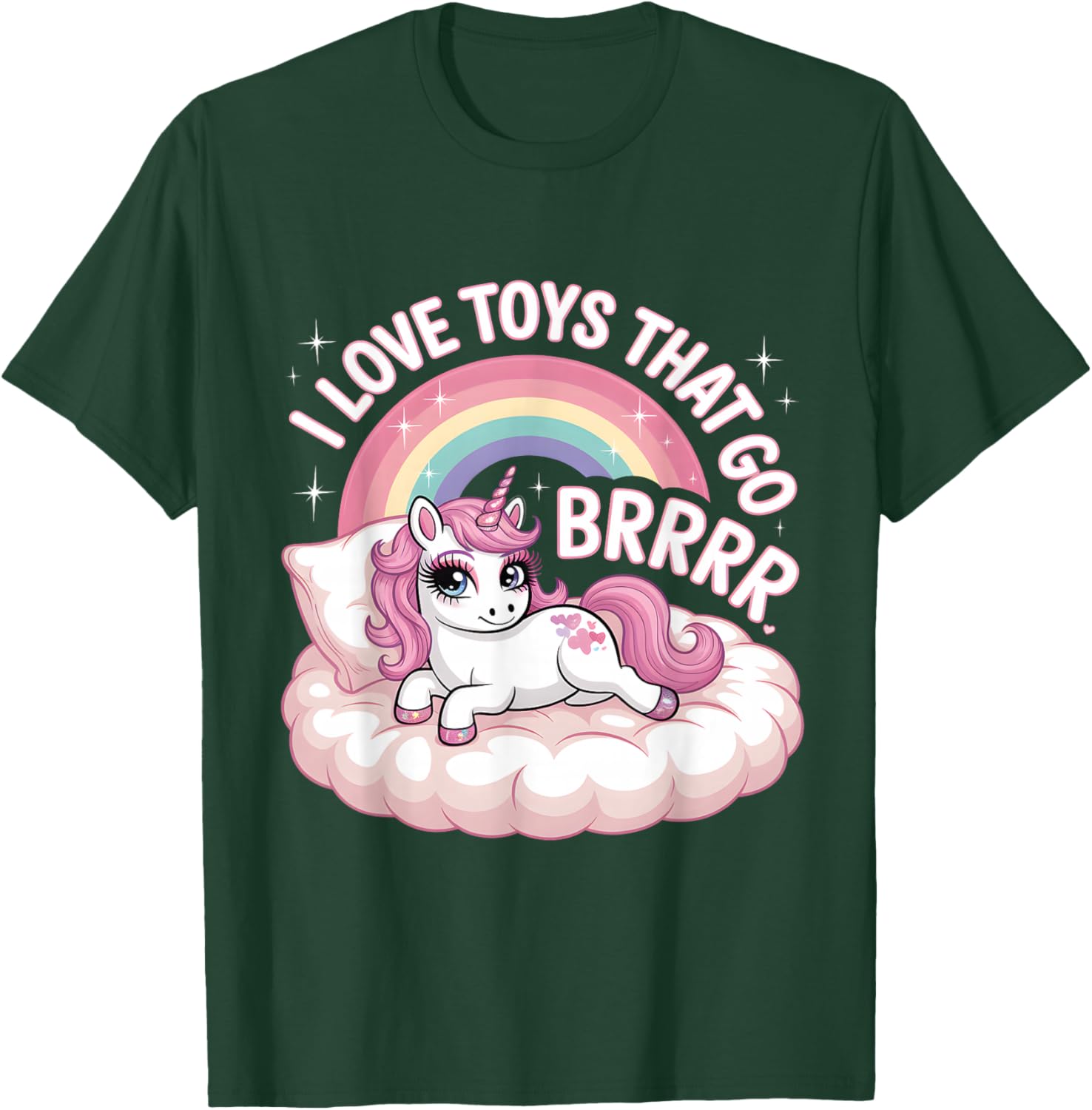 I Love Toys That Go Brrr Peinlicher Humor für Erwachsene T-Shirt - T-Shirt | Forest