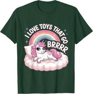 I Love Toys That Go Brrr Peinlicher Humor für Erwachsene T-Shirt - T-Shirt | Forest