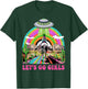 Let's Go Girls Retro Space Desert Cowgirl Bachelorette Party T-Shirt - T-Shirt | Forest