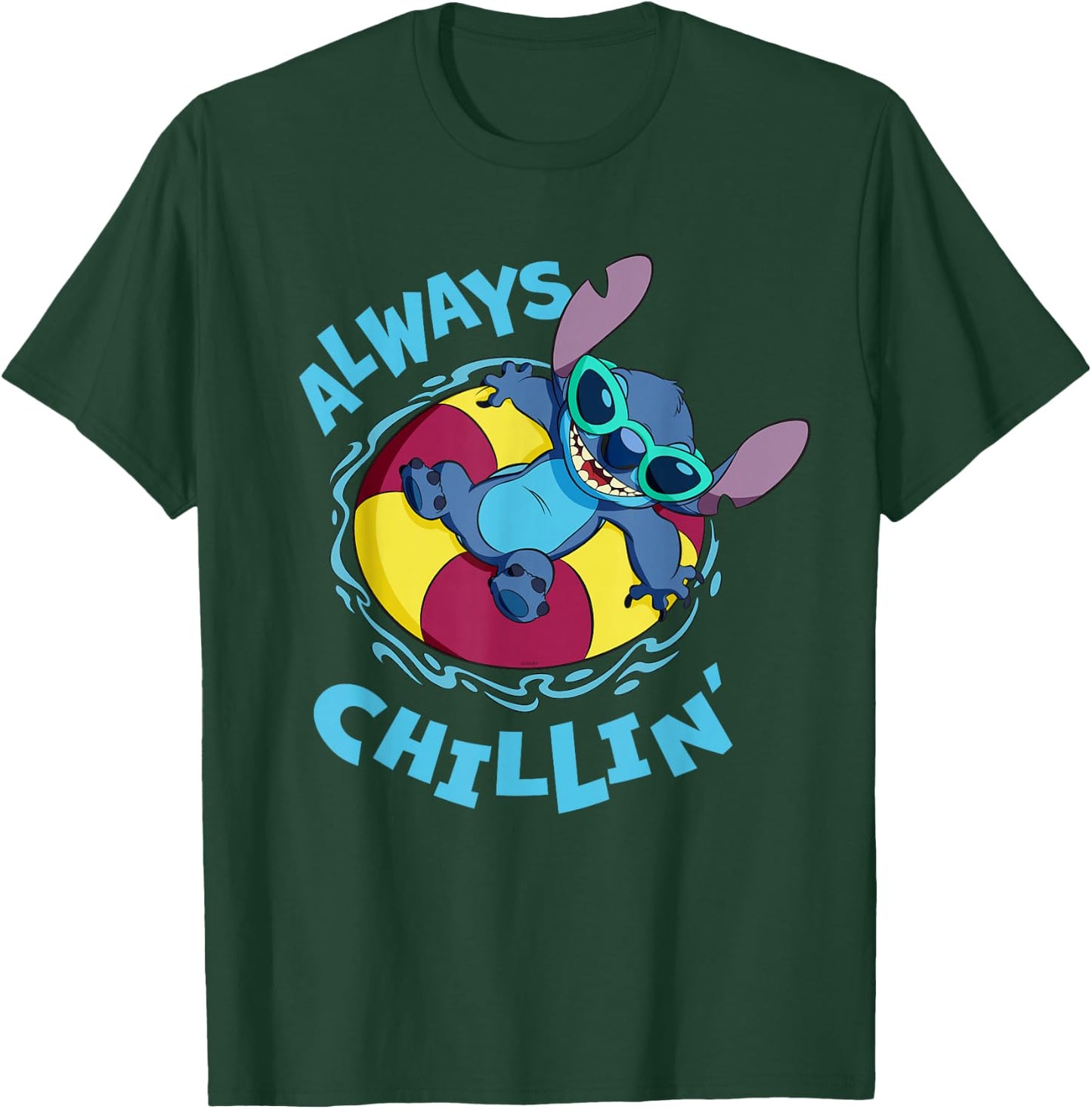 Disney Lilo & Stitch Always Chillin' T-Shirt - T-Shirt | Forest