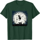 Golf Witch Riding Golf Stick Funny Halloween Golf Player T-Shirt - T-Shirt | Forest