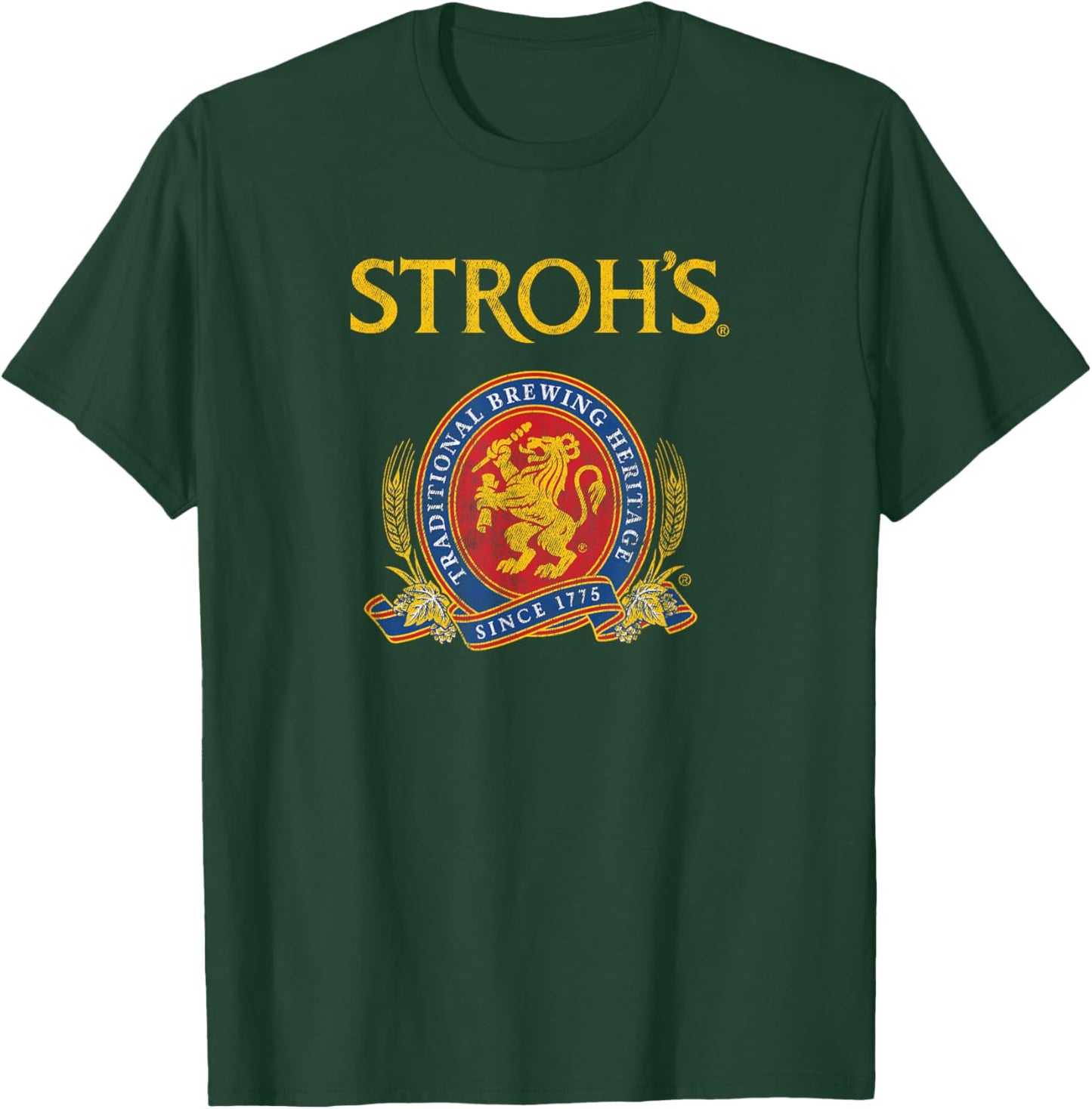 Stroh's Vintage Style - Logo T-Shirt - T-Shirt | Forest