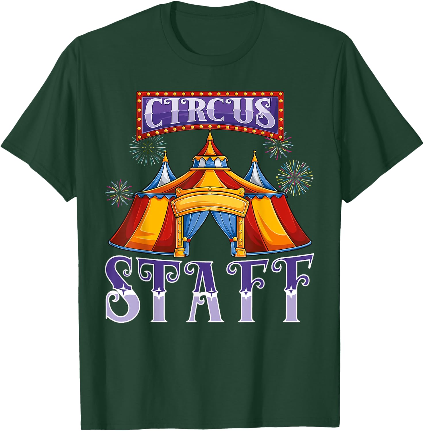 Circus staff event Carnival squad Crew birthday Party kids T-Shirt - T-Shirt | Forest