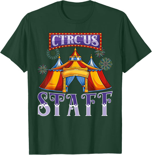 Circus staff event Carnival squad Crew birthday Party kids T-Shirt - T-Shirt | Forest