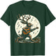 Graphic Art Funny Jackalope Playing Guitar Lovers Animals T-Shirt - T-Shirt | Forest