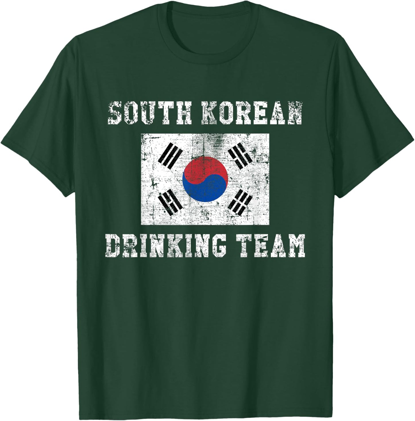 South Korean Drinking Team Funny National Pride Gift T-Shirt - T-Shirt | Forest