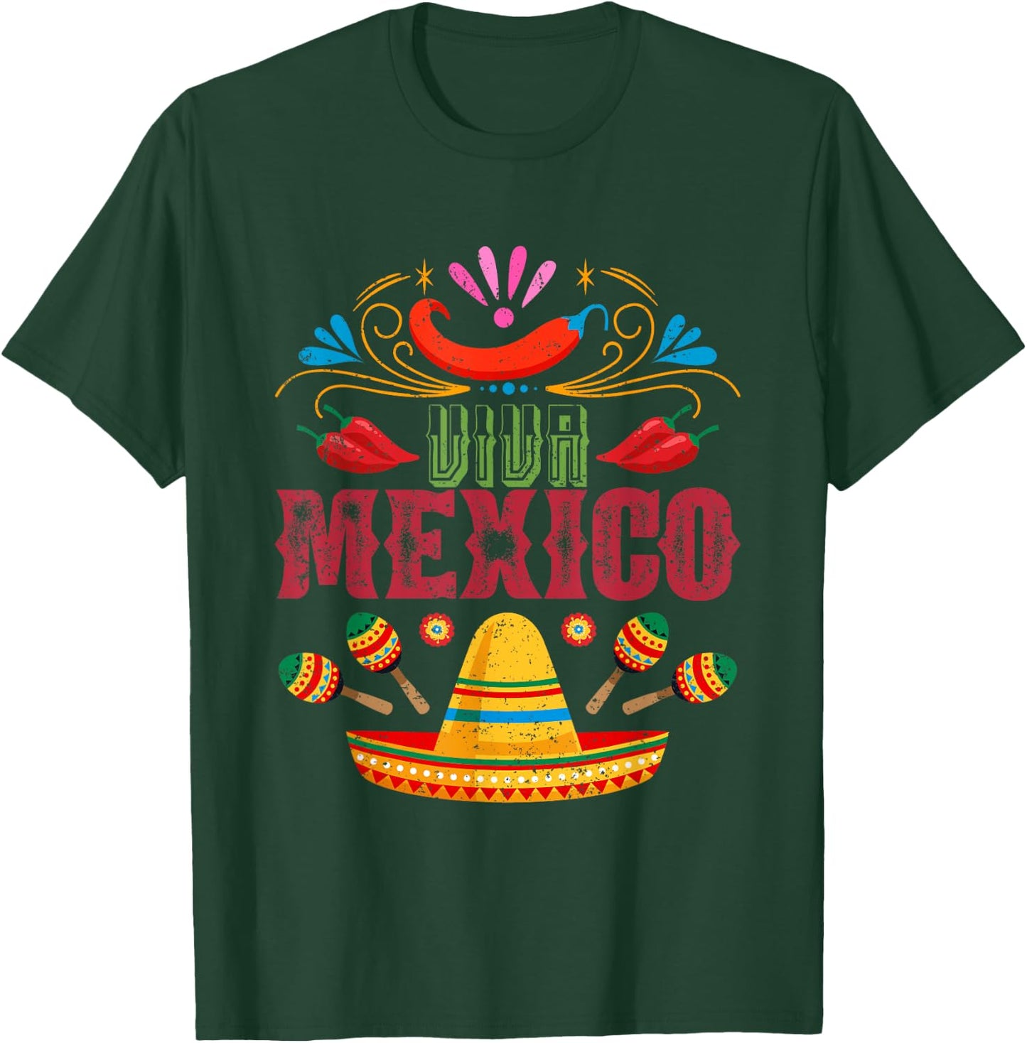 Viva Mexico T-Shirt - T-Shirt | Forest