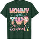 Mommy Of The Two Sweet Ice Cream Lover 2Nd Birthday Girl T-Shirt - T-Shirt | Forest
