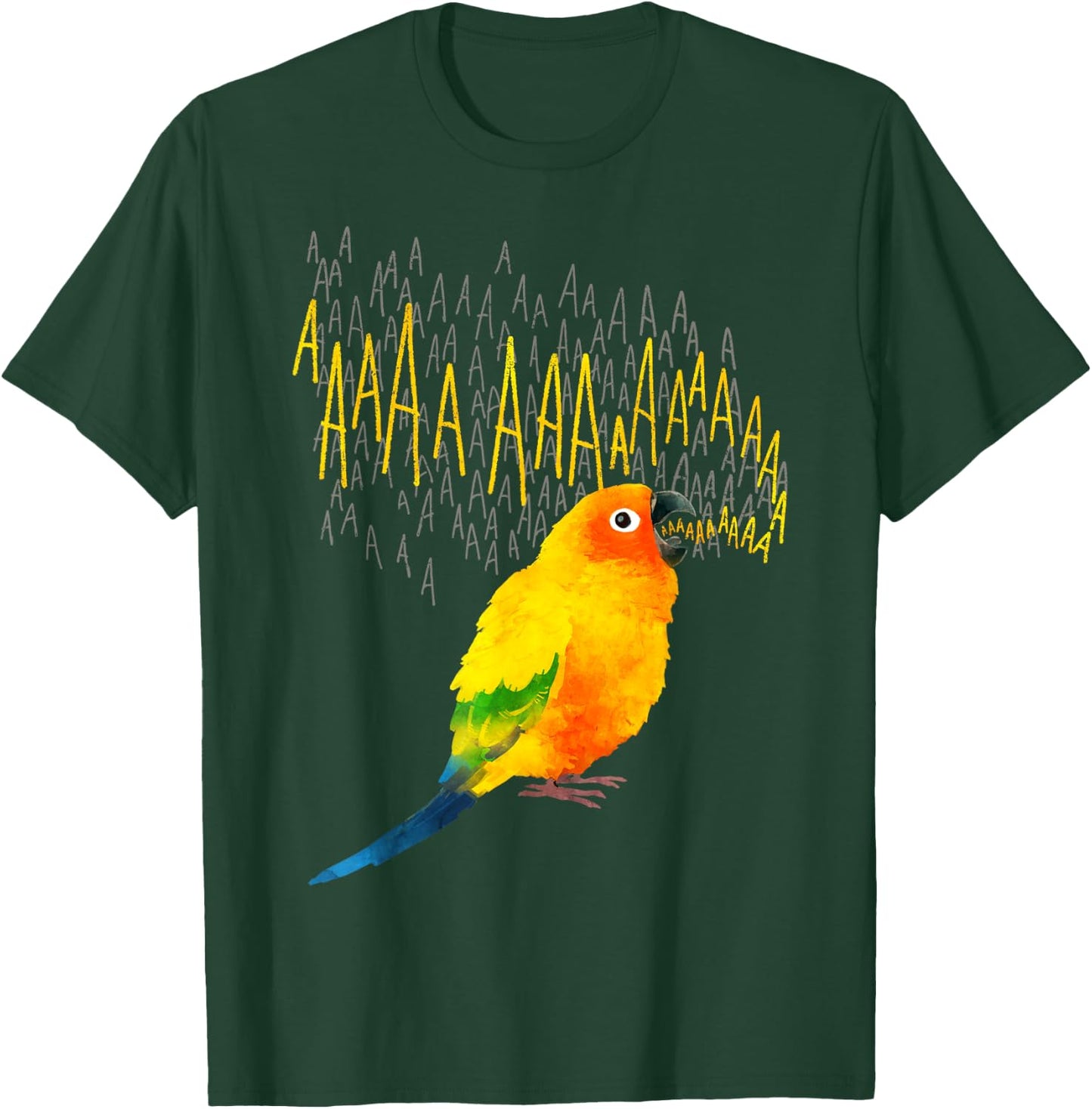 Screaming Sun Conure T-Shirt - T-Shirt | Forest