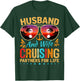 Husband Wife Cruising 2025 Cruise Vacation Couples Trip T-Shirt - T-Shirt | Forest
