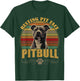 Resting Pit Face Pitbull Dog Owners Vintage Pitbull Dog Gift Men Women Kids T-Shirt - T-Shirt | Forest