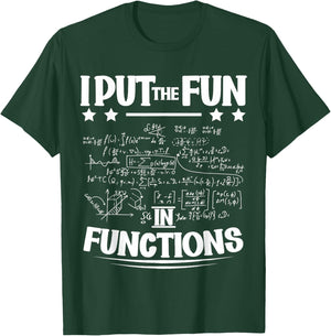 Funny Math Teacher Joke Teaching Math T-Shirt - T-Shirt | Forest