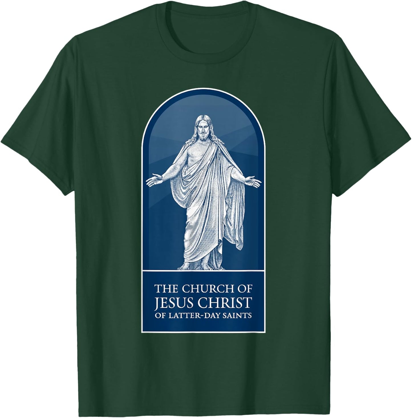 Mormon LDS Church of Jesus Christ of Latter-day Saints, Blue T-Shirt - T-Shirt | Forest