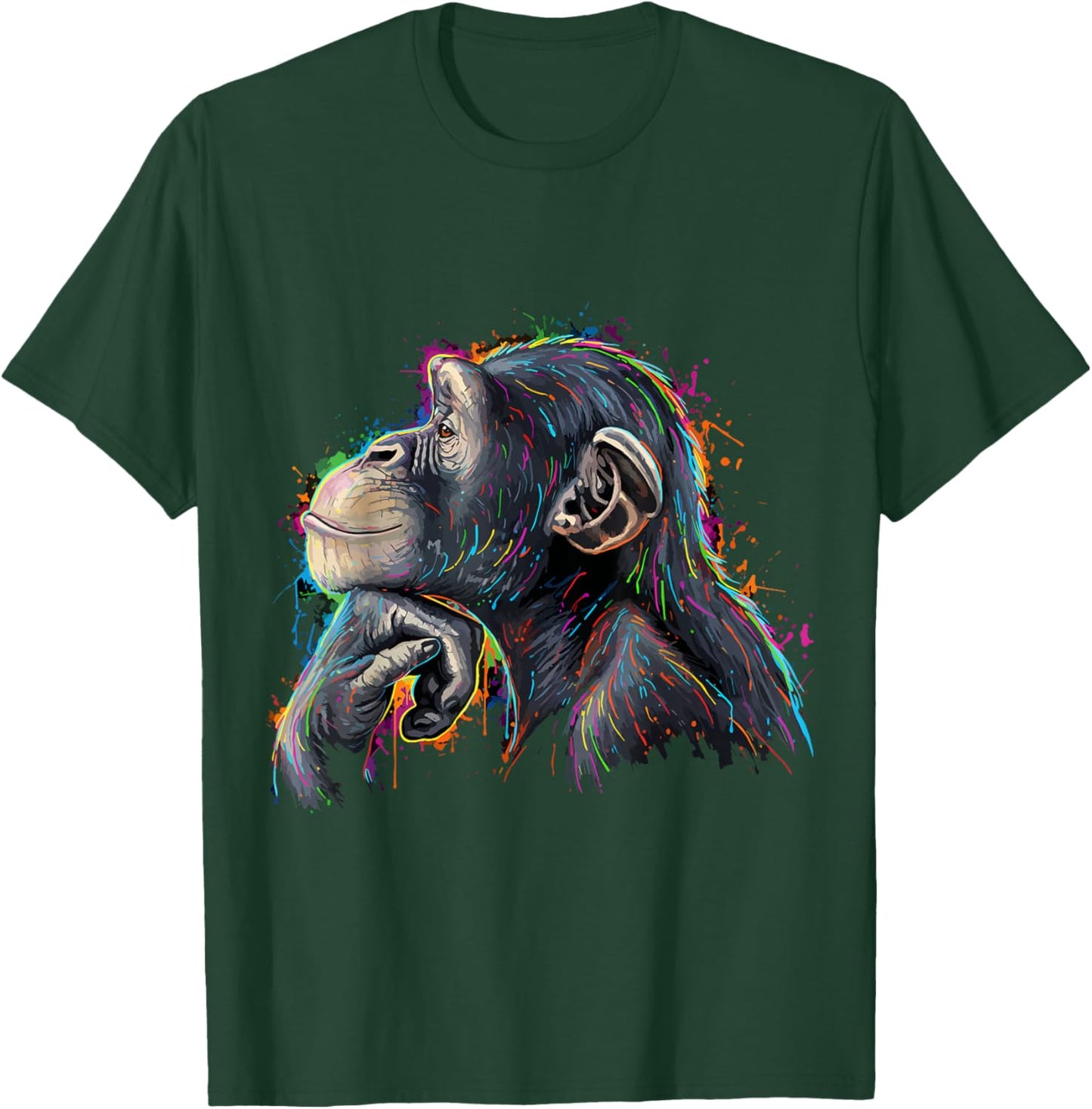 Rage Bait Monkey Lion Funny Brain Rot Viral Meme Gen Alpha T-Shirt - T-Shirt | Forest