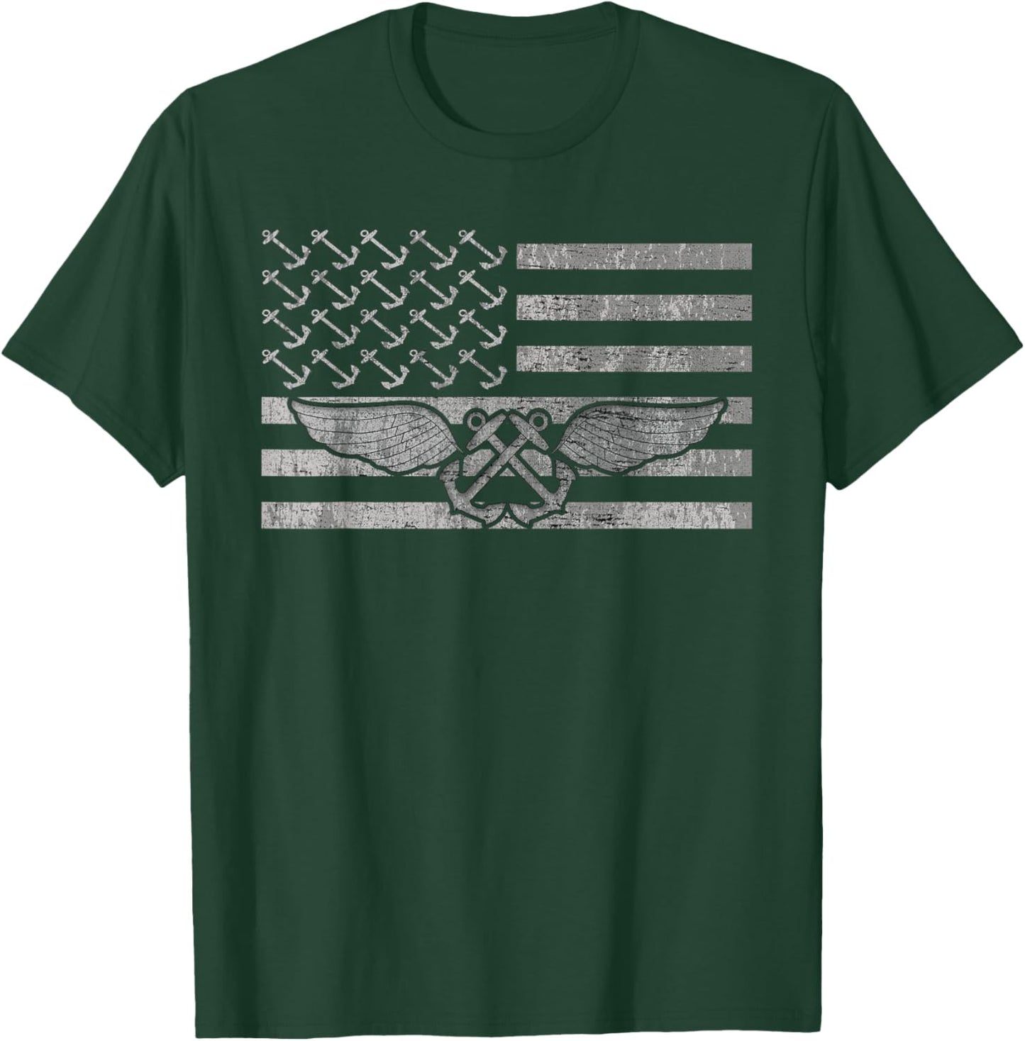 Boatswain Aviation US Military T-Shirt - T-Shirt | Forest