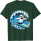 Ghost Surfing Surfer Halloween Men Women T-Shirt - T-Shirt | Forest