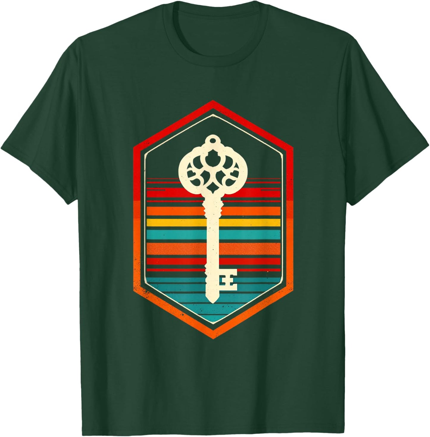 Vintage Key T-Shirt - T-Shirt | Forest