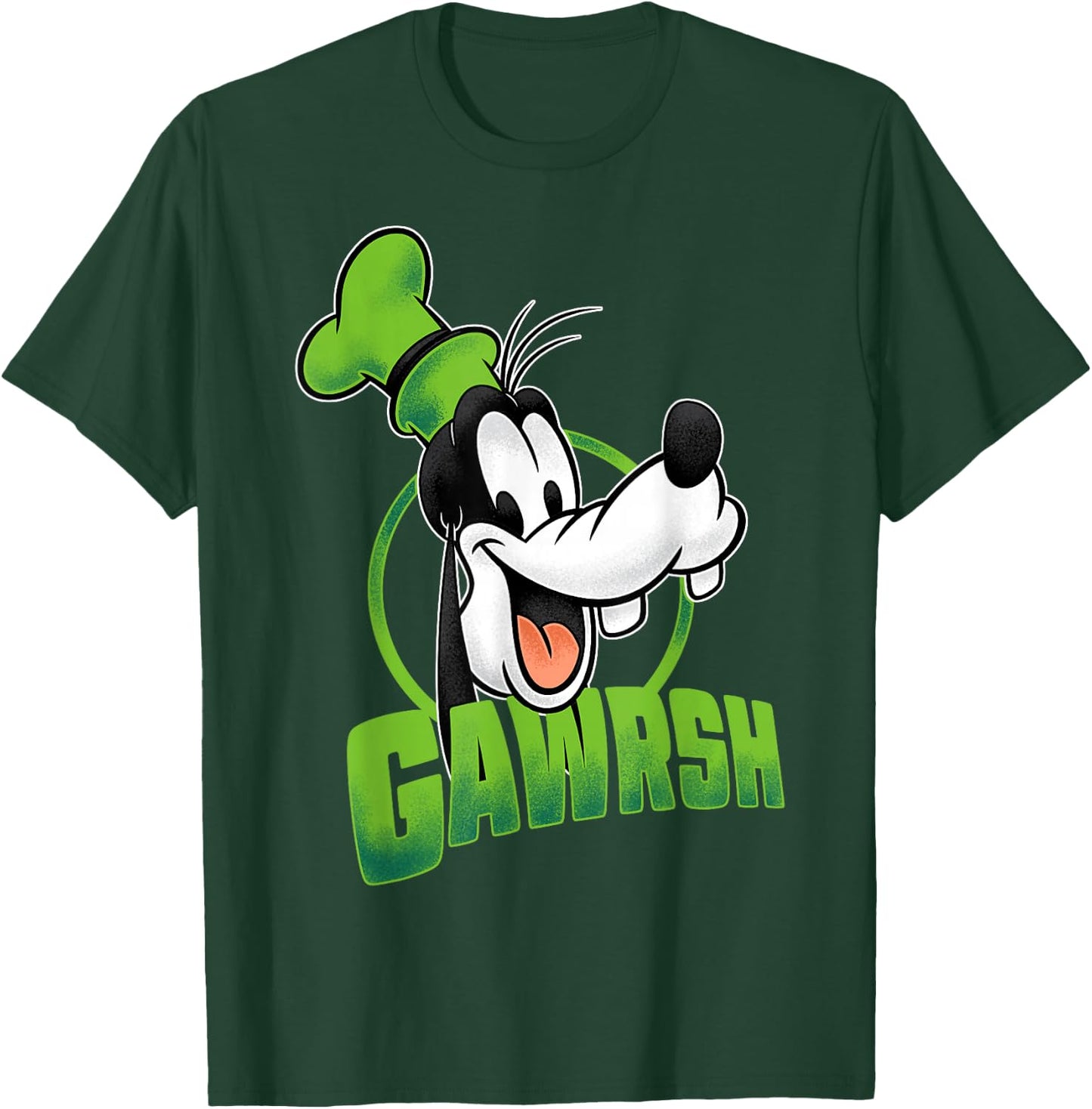Disney Mickey and Friends Goofy Gawrsh Portrait Small T-Shirt - T-Shirt | Forest
