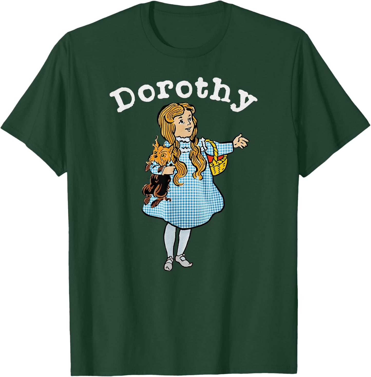 Retro Fairytale Dorothy Toto Shirt Art-Wizard of OZ Dorothy T-Shirt - T-Shirt | Forest