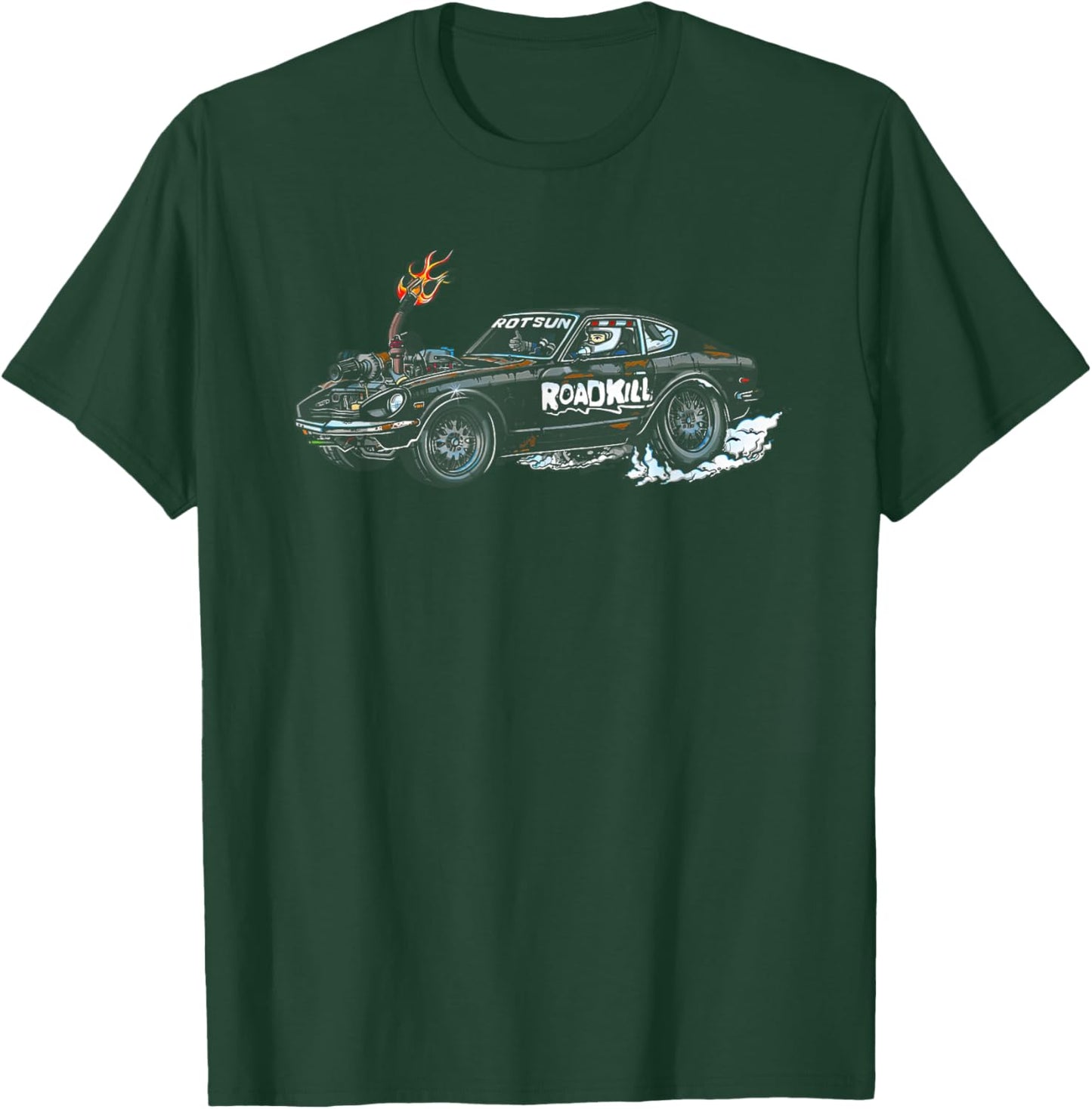 Roadkill Rotsun Fleece T-Shirt - T-Shirt | Forest