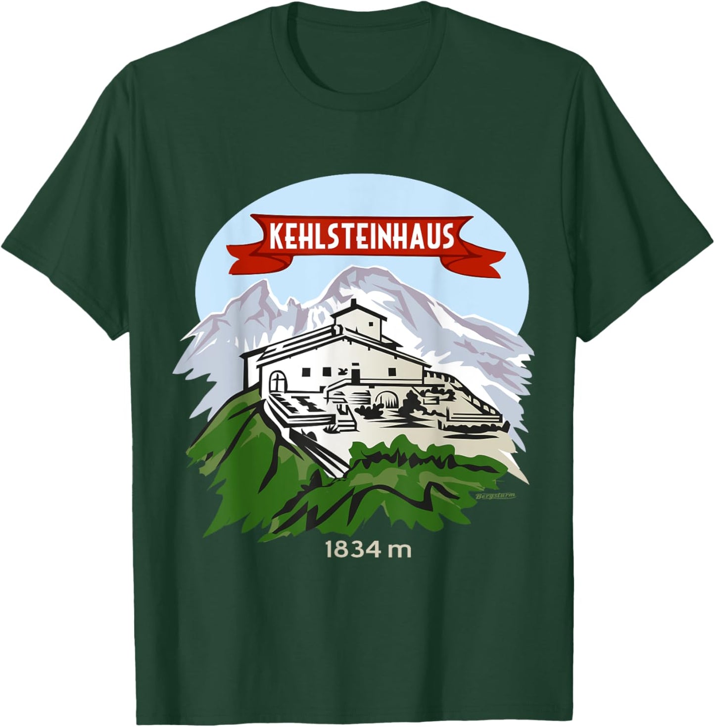 Eagles Nest Throatstone House Kehlstein Berg Bayern T-Shirt - T-Shirt | Forest