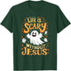 Life Is Scary Without Jesus Christian Halloween Funny T-Shirt - T-Shirt | Forest