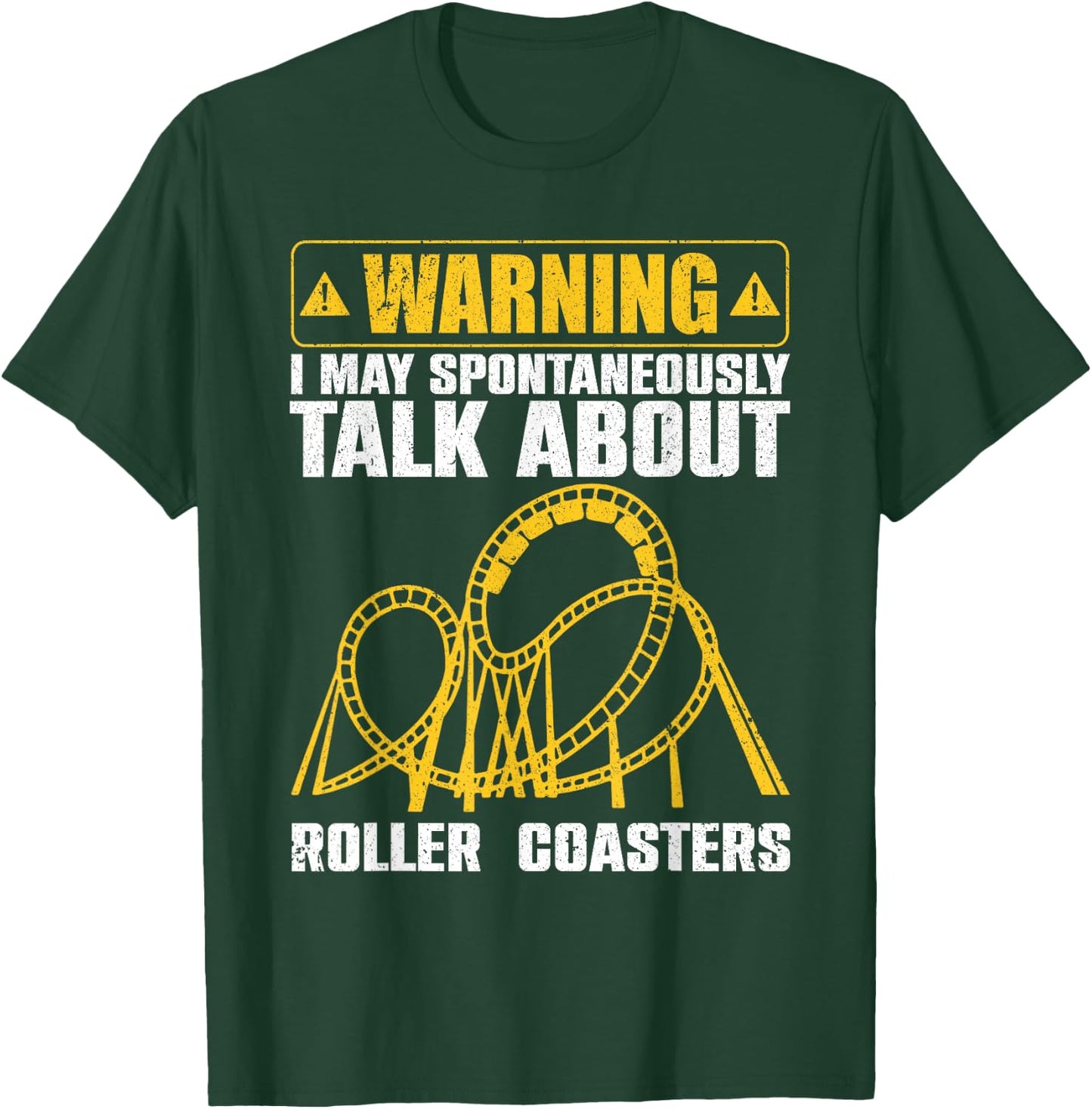 Cute Roller Coaster Women Ride Rollercoaster Lovers T-Shirt - T-Shirt | Forest