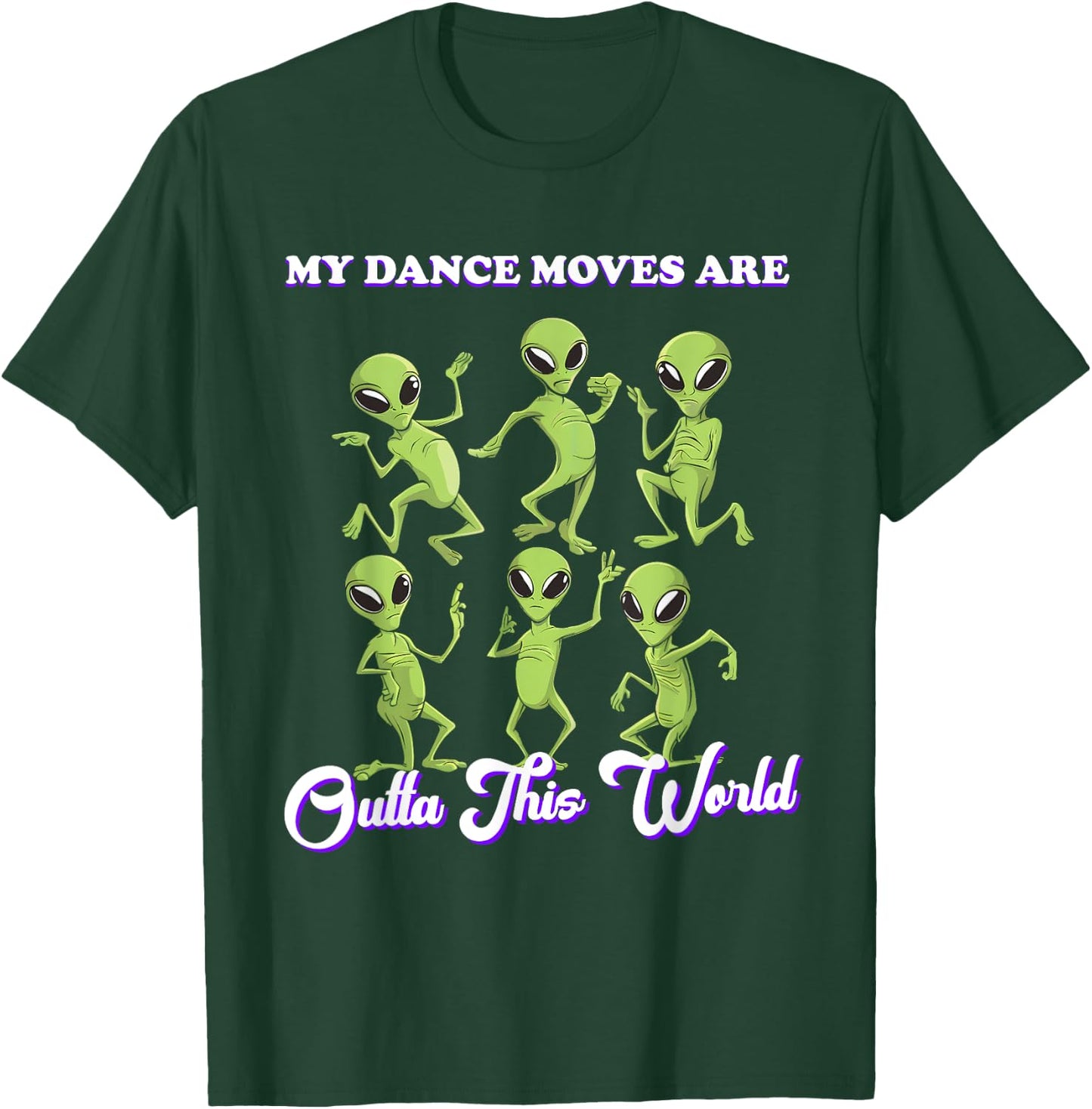 Aliens Dancing Dance Alien Flossing Funny Dance Moves Kids T-Shirt - T-Shirt | Forest