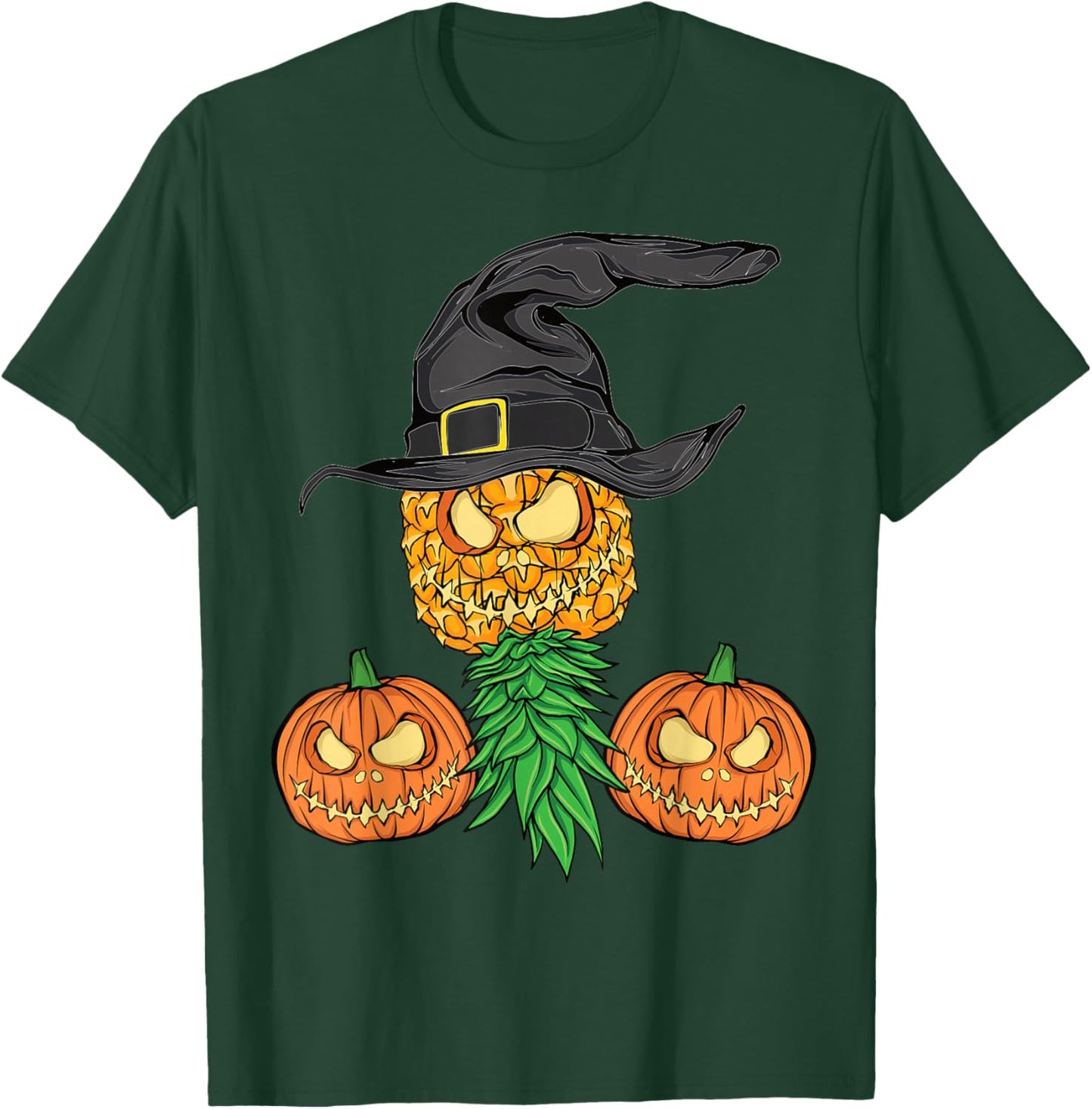 Halloween Swinger Upside Down Pineapple Swingers Men Women T-Shirt - T-Shirt | Forest