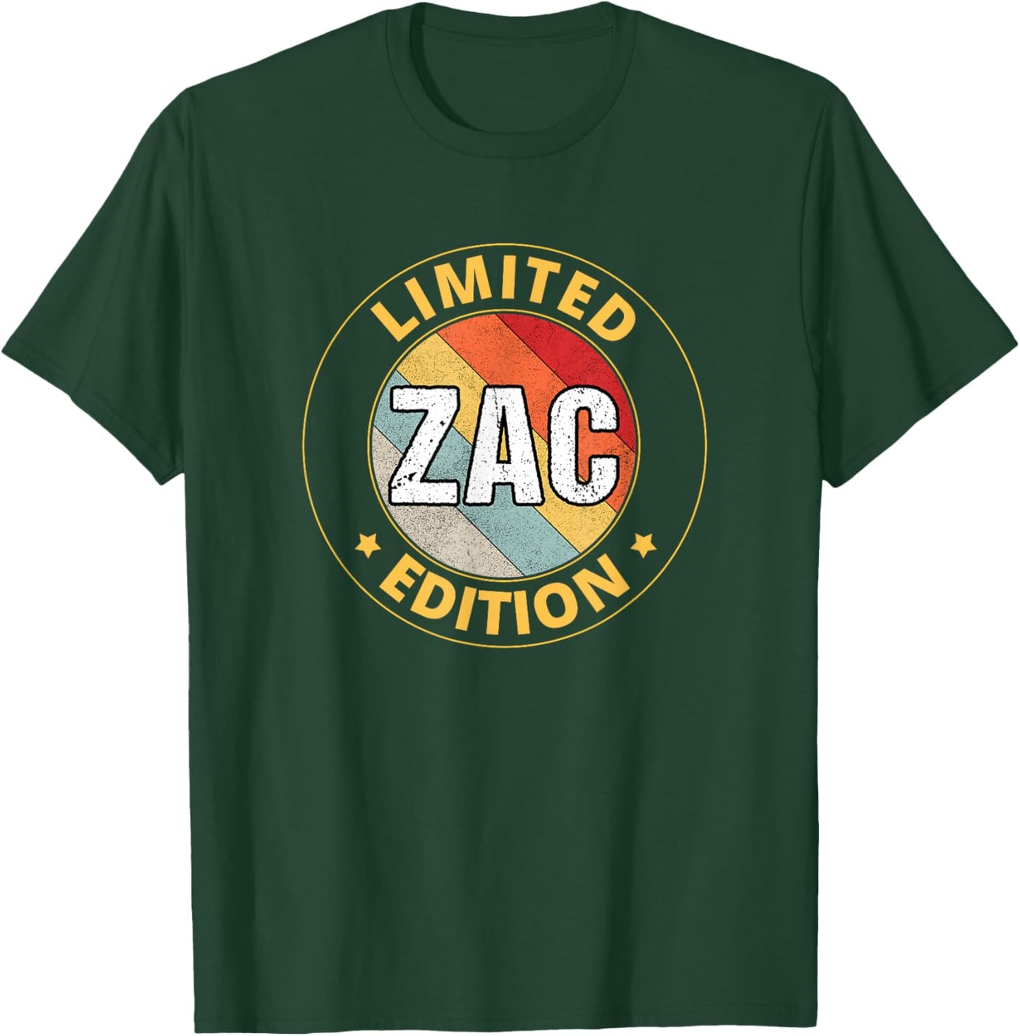Zac Name T-Shirt - T-Shirt | Forest