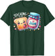 Teaching Is My Jam Cute Bread Teacher Life Back To School Men Women T-Shirt - T-Shirt | Forest