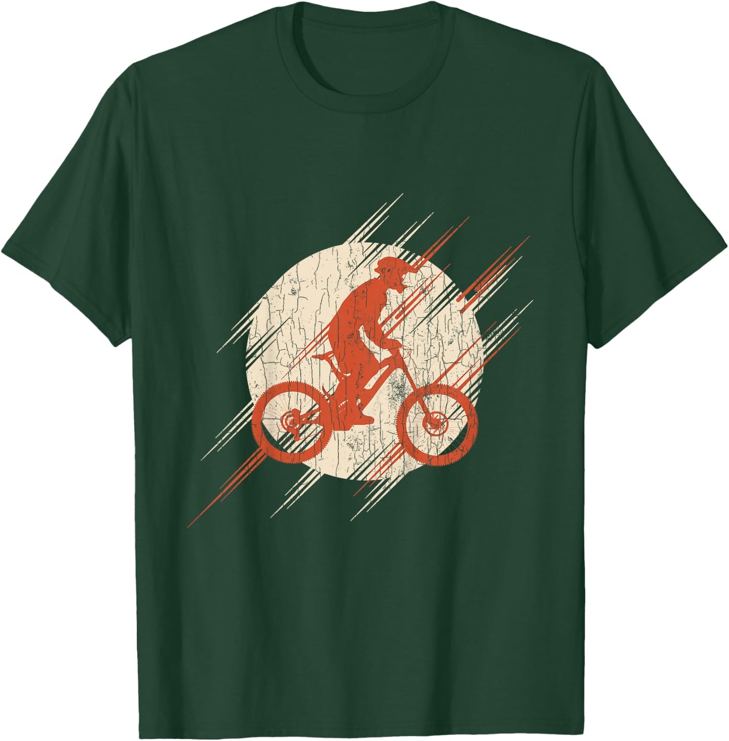 Kids Mountain Bike Cycling Gifts Youth Boys T-Shirt - T-Shirt | Forest