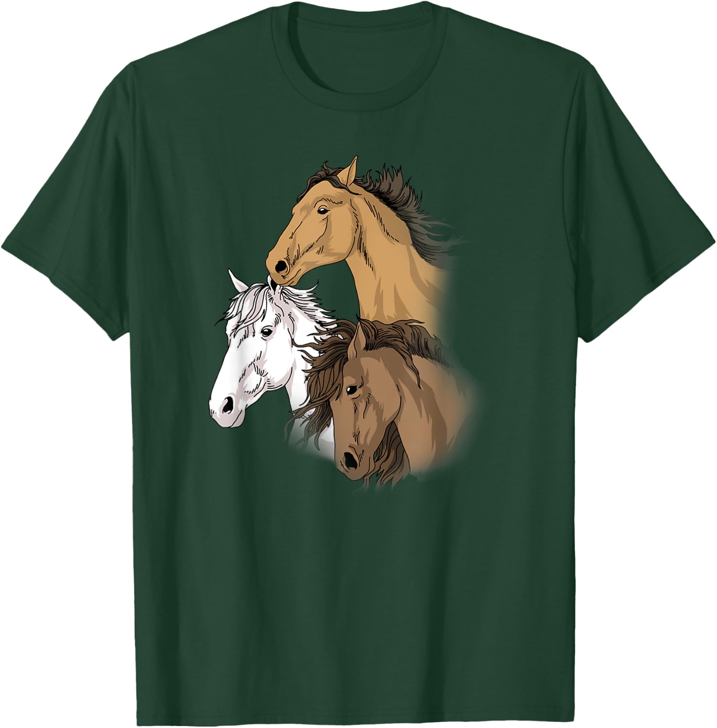 Horse Gifts For Girls 10-12 Horse Shirts Women Love Riding T-Shirt - T-Shirt | Forest