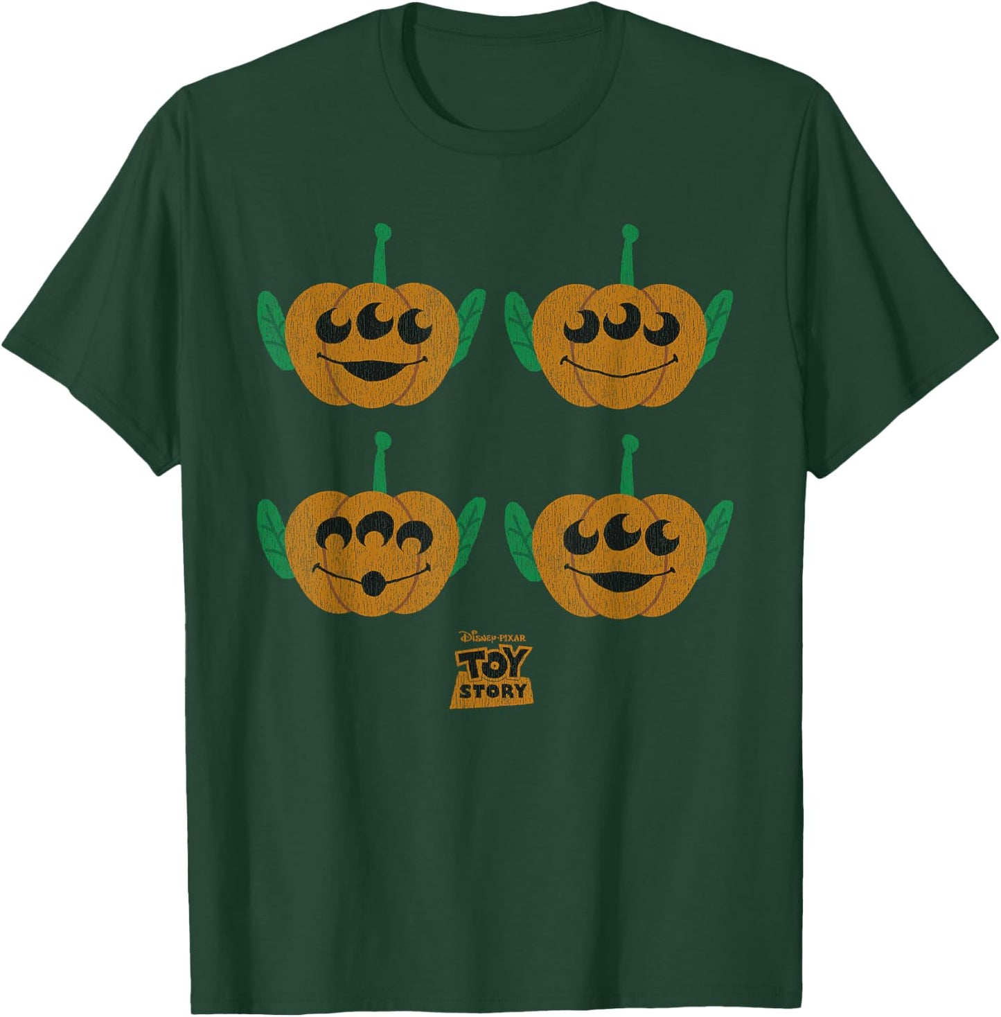 Disney PIXAR Toy Story Alien Pumpkins T-Shirt - T-Shirt | Forest