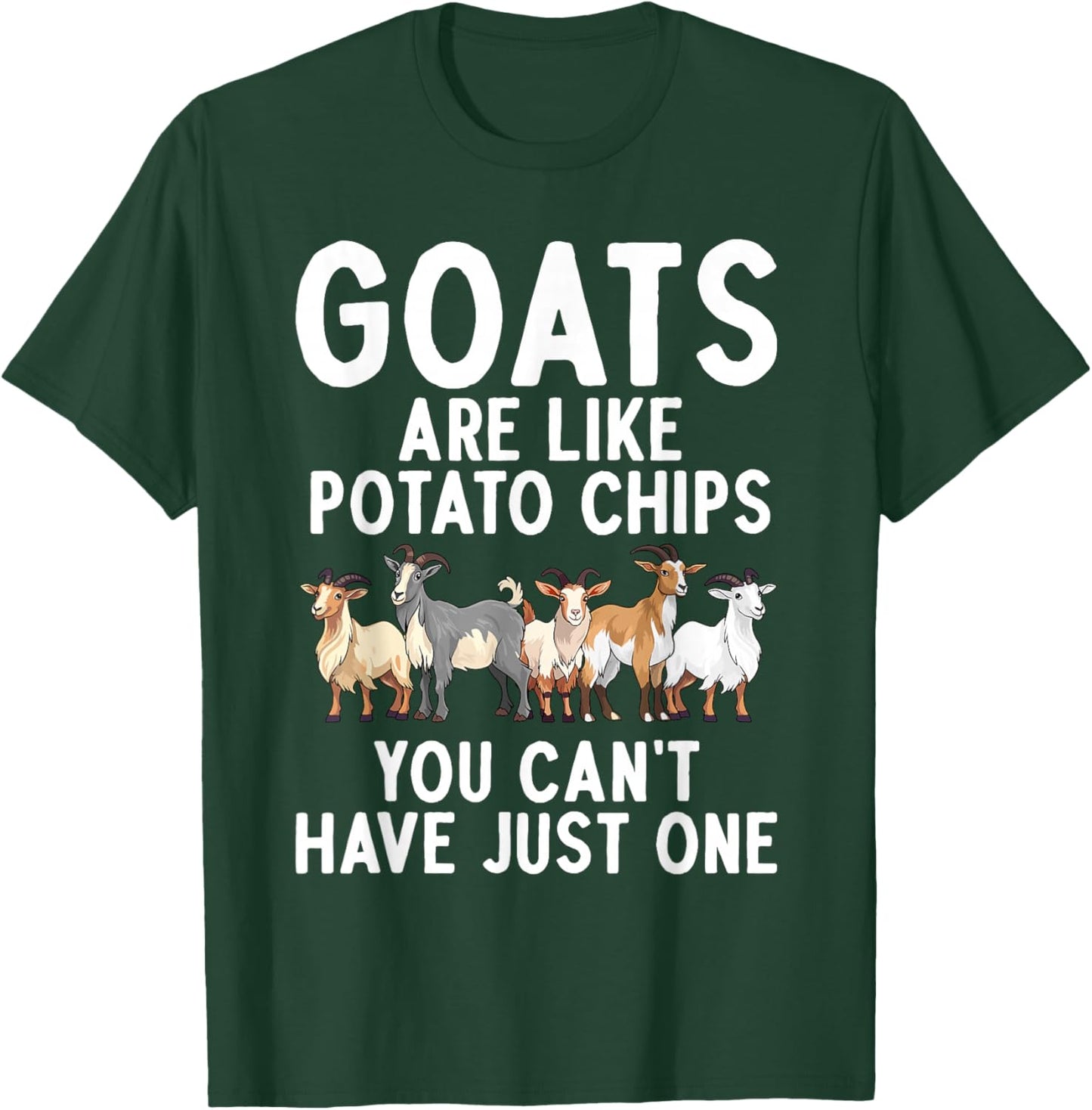 Cool Goat Design Women Goat Themed Pygmy Goat Lover T-Shirt - T-Shirt | Forest