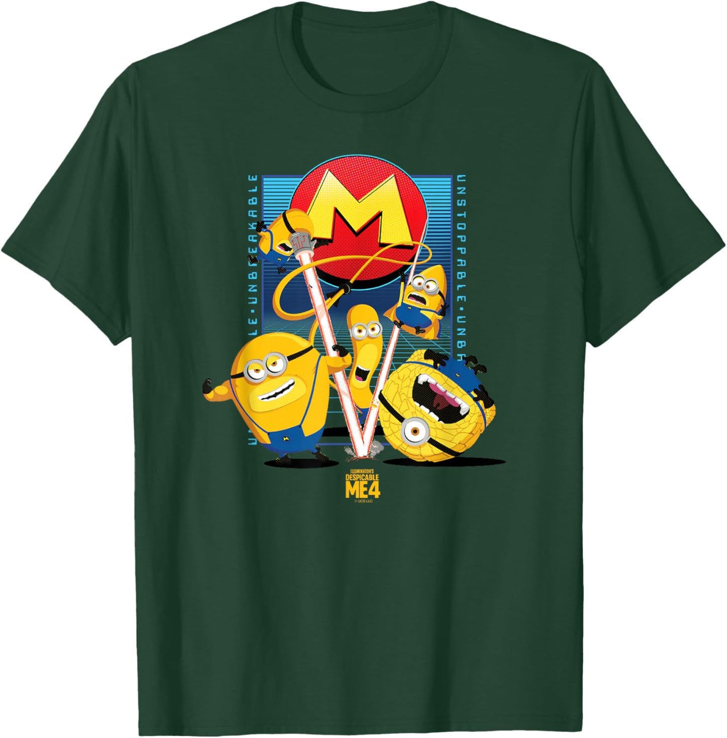 Minions Despicable Me 4 Mega Minions Group T-Shirt - T-Shirt | Forest