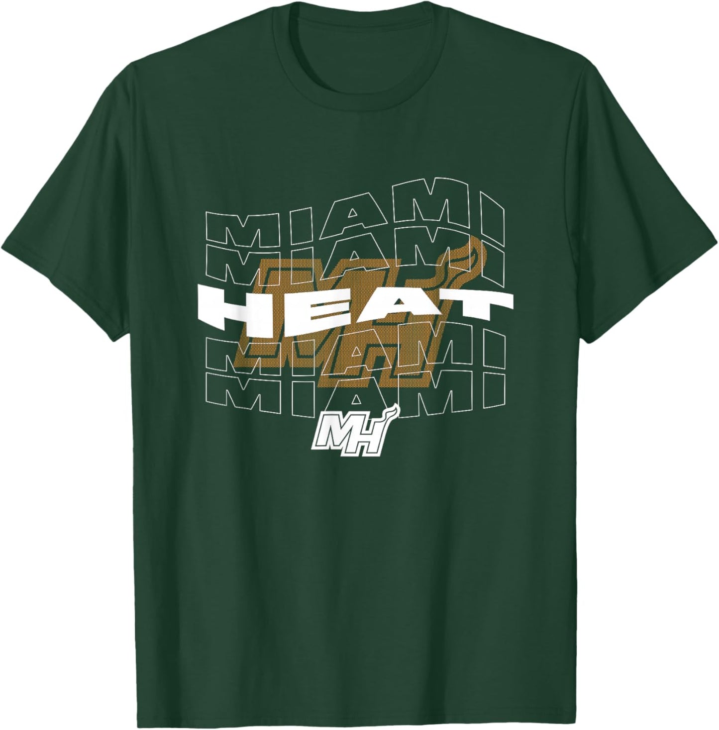 NBA Miami Heat Wave Outline Team Logo T-Shirt - T-Shirt | Forest