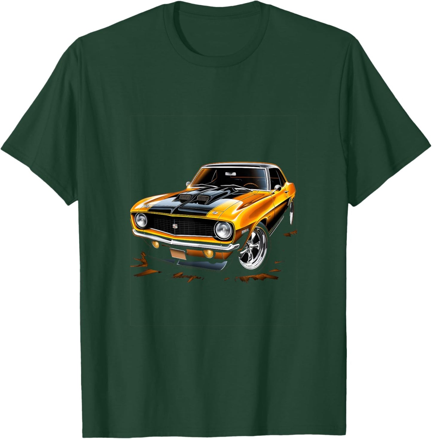Muscle Car Classic Car Racing T-Shirt - T-Shirt | Forest