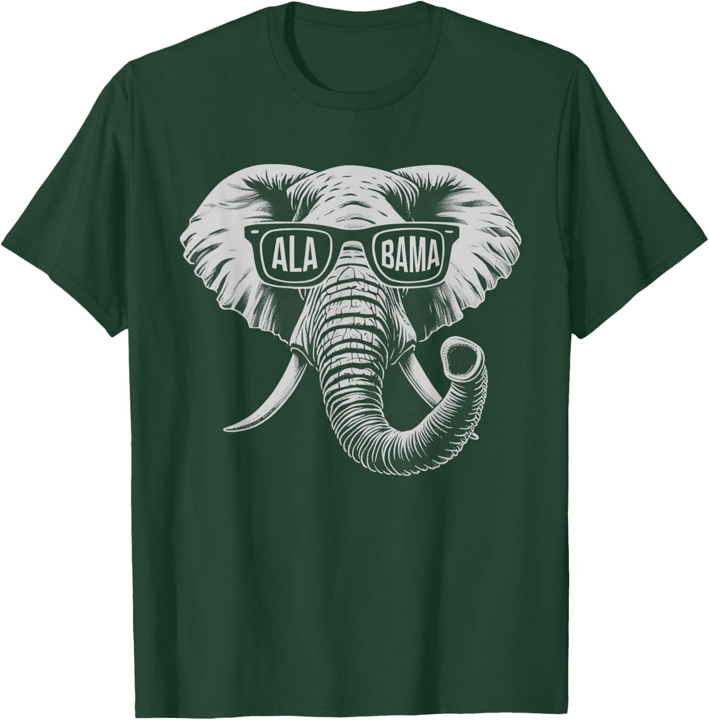 Vintage State Of Alabama Elephant Lovers T-Shirt - T-Shirt | Forest