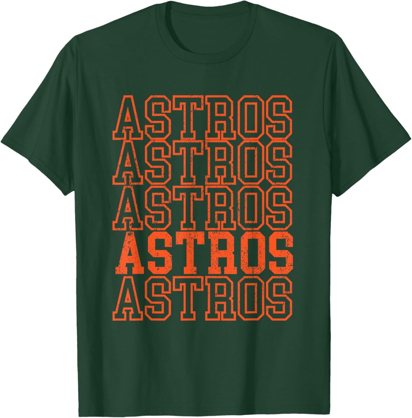 Vintage Astros Retro Style 70s-80s First Name T-Shirt - T-Shirt | Forest