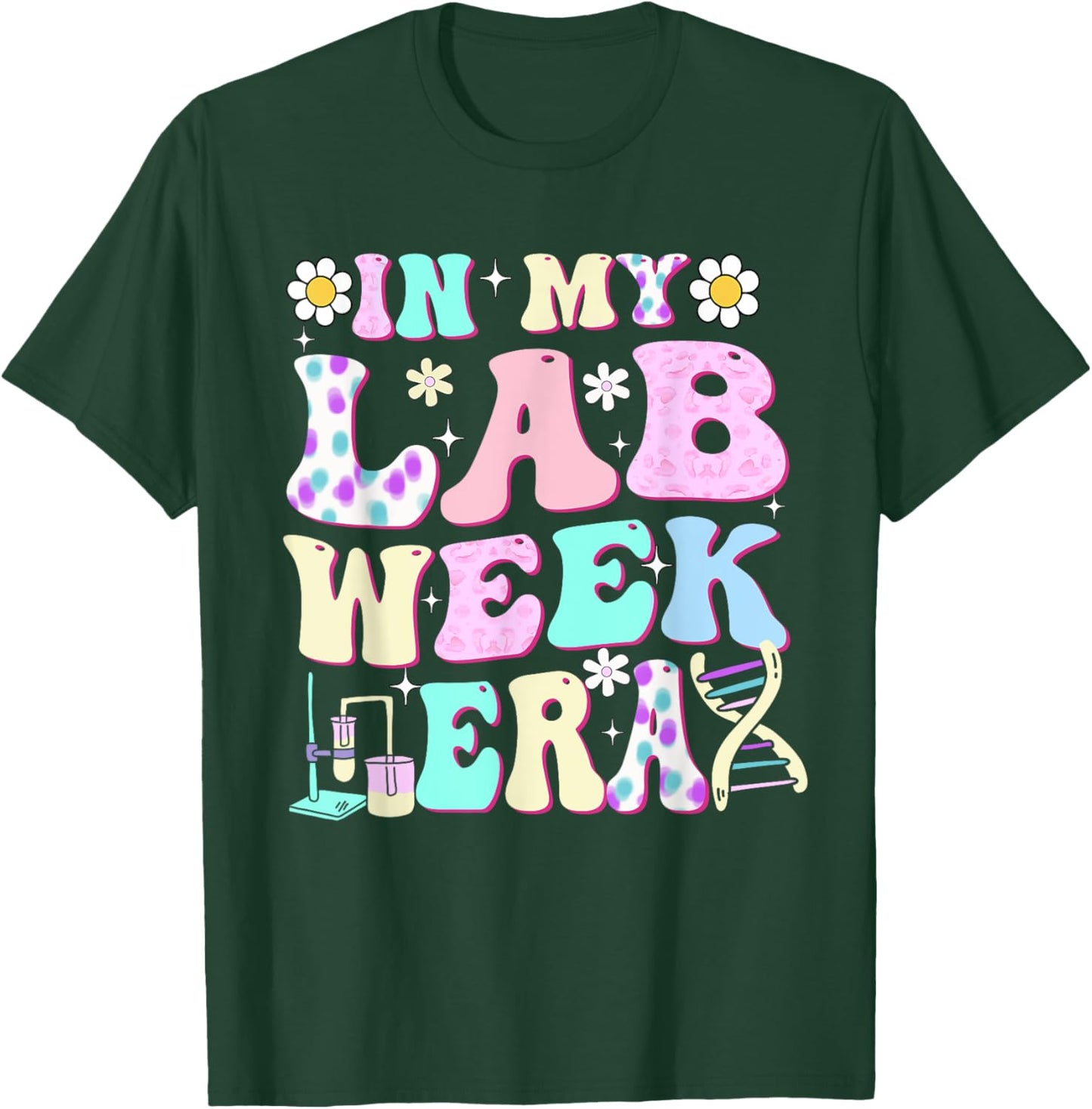In My Lab Week Era Groovy Lab Week Party T-Shirt - T-Shirt | Forest
