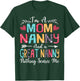 I'm A Mom Nanny And Great Nanny Mother's Day 2025 T-Shirt - T-Shirt | Forest