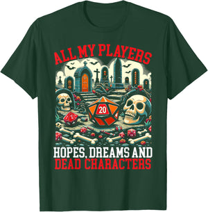 Role Playing Game RPG D20 Tabletop Funny RPG Gamer T-Shirt - T-Shirt | Forest