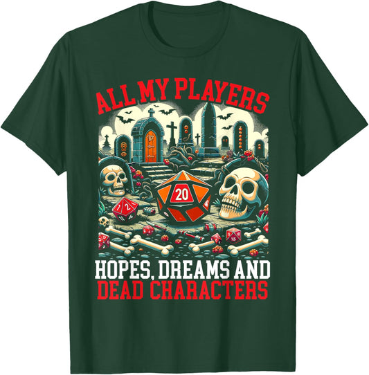 Role Playing Game RPG D20 Tabletop Funny RPG Gamer T-Shirt - T-Shirt | Forest