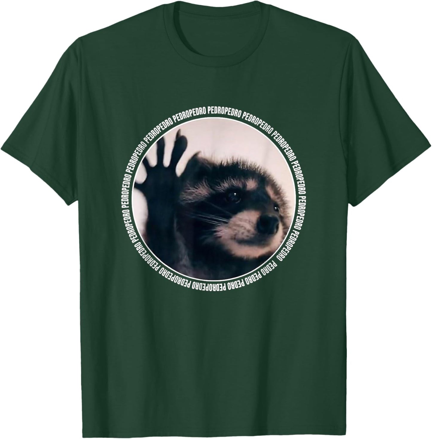 Pedro Funny Raccoon Dancing Meme T-Shirt - T-Shirt | Forest