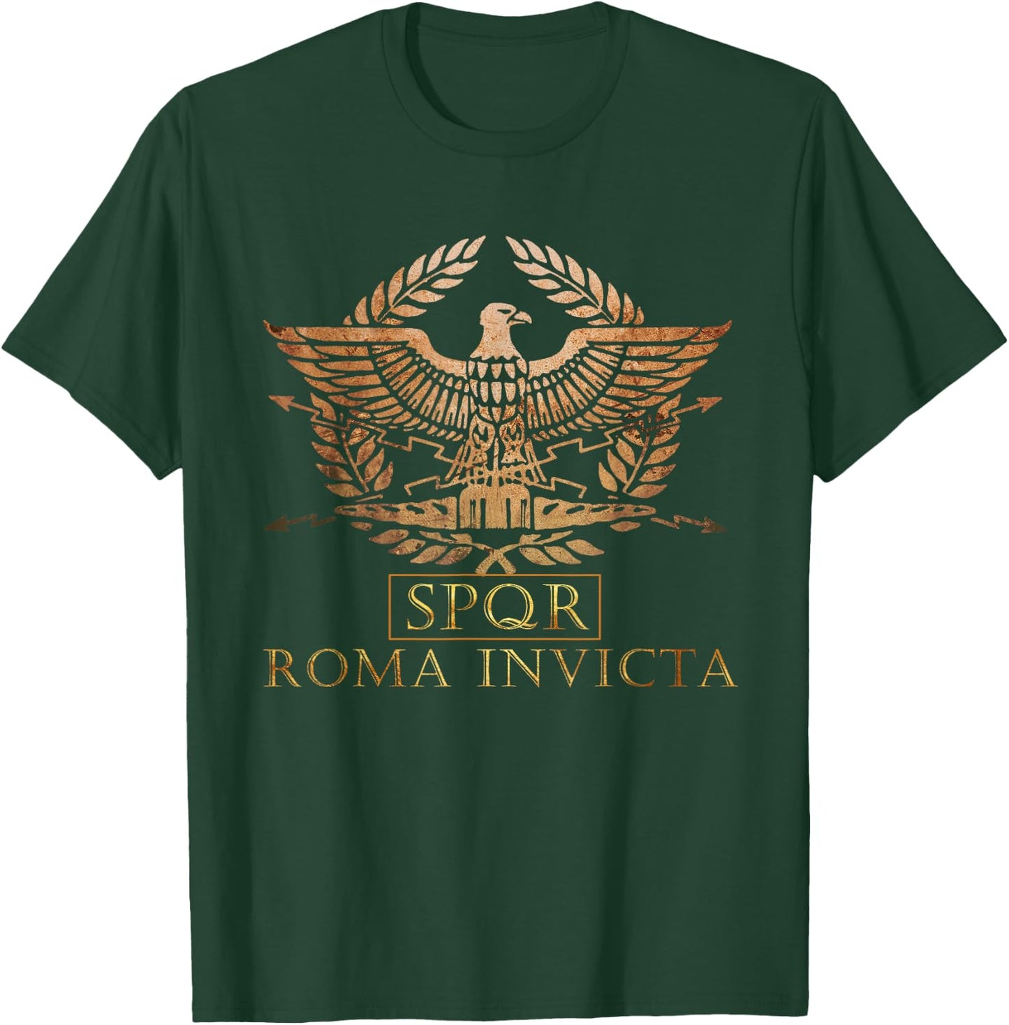 SPQR - Roma Invicta - Unconquered Rome T-Shirt - T-Shirt | Forest
